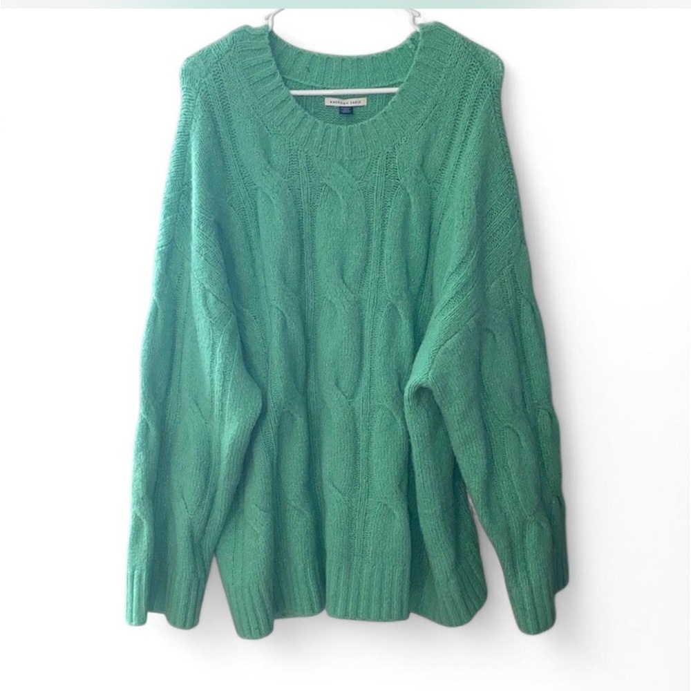 AE Whoa So Soft Cable Knit Sweater NWT - Picture 4 of 6
